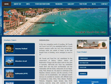 Tablet Screenshot of gilttravels.com